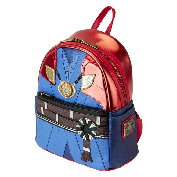 LOUNGEFLY Marvel Metallic Doctor Strange Cosplay Mini Backpack - Picture 4 of 16